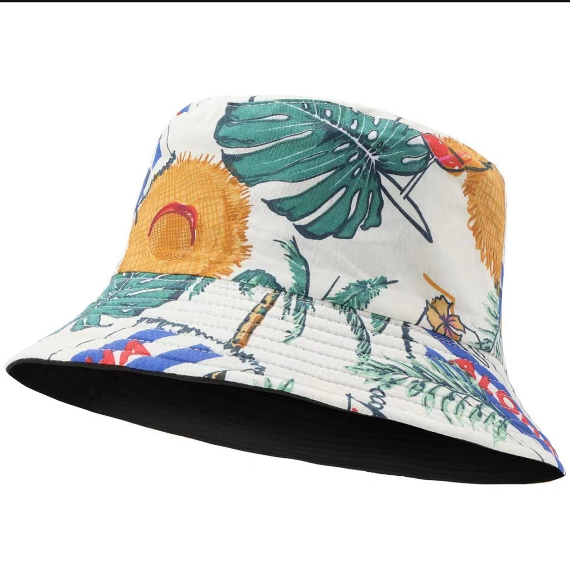 Versatile Geometric Graffiti Retro Fisherman Hat