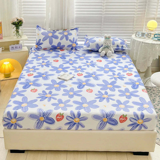 Dust Mattress Protective Cover Three-piece Bed Sheet Set