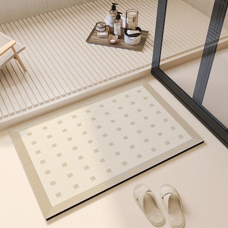 Household Diatom Oil Hydrophilic Pad Bathroom Entrance Non-slip French Simplicity Easy To Handle