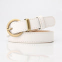 All-match Student Trousers With Decorative Belt Women's Casual Pin Buckle Belt