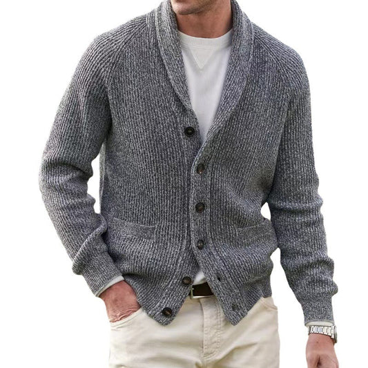 Men's Sweater Simple Thickening Cardigan Coat