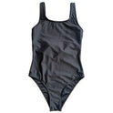 Women's Fashion Siamese Fit Solid Color Swimsuit