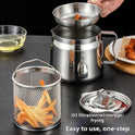 Thickened 304 Stainless Steel Oil Filter Pot
