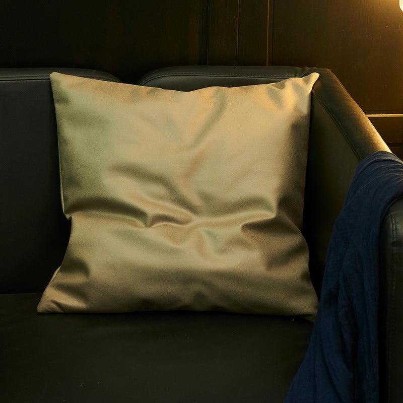 Soft Faux Leather Technology Cloth Sequin Pillowcase Modern Simplicity