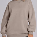 Women's Sweater Wool Round Neck Pullover Top