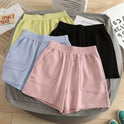 Loose Slim Wide Leg Pants Solid Color Cotton Casual Pants