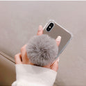 Plush Ball Is Suitable For Mobile Phone Holder