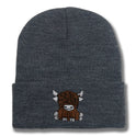 Cartoon Long Hair Yak Knitted Hat Autumn And Winter Warm Wool