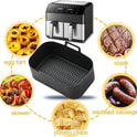 Air Fryer Rack And Grill Rack 8PCS Steel Griller Double Basket Accessories