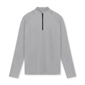 High Collar Half Zipper Training Long Sleeve T-shirt Running Top Fashion