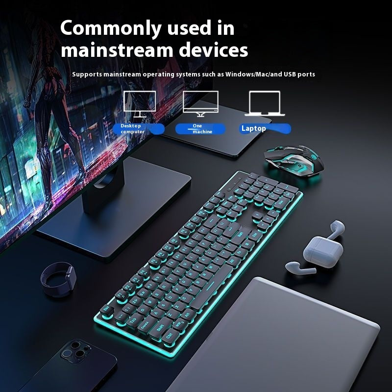 Good-looking Wireless Mute Bluetooth Keyboard