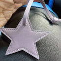 Leather Five-pointed Star Keychain Pendant Bag Ornament