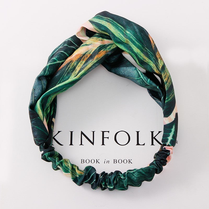 Cross hairband headdress