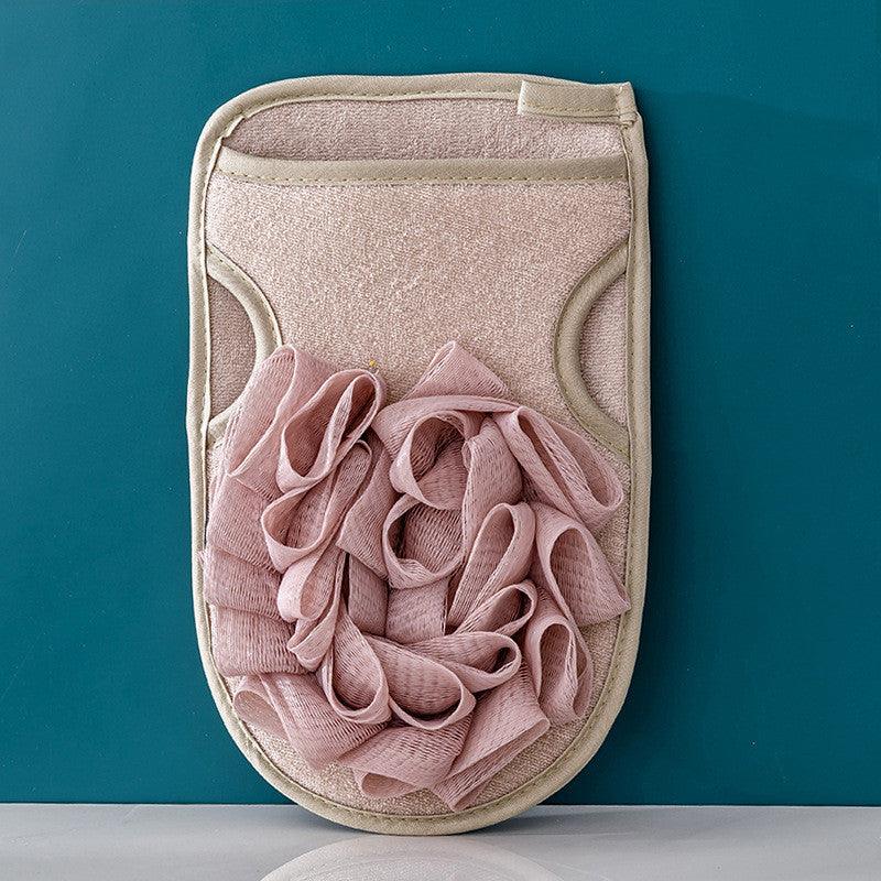 Bathing Gloves Household Double Sided Adult Bath Flower Strong Rubbing