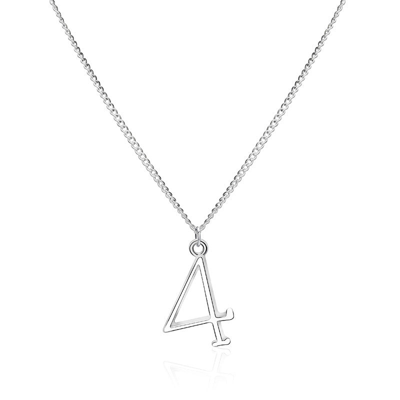 Arabic lucky number hair pendant