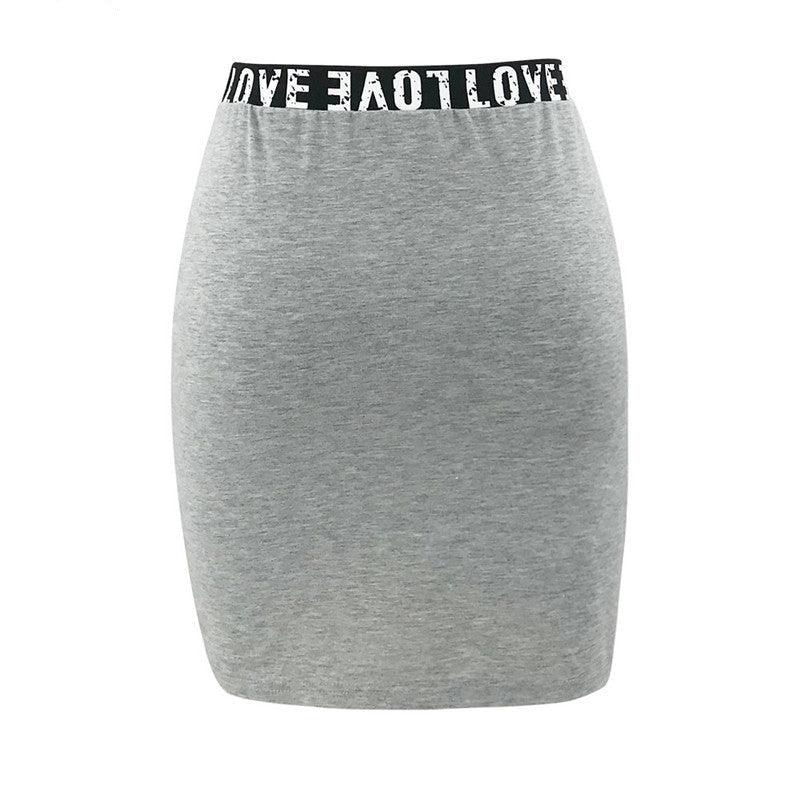 Split hip waist skirt