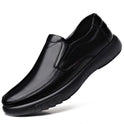 Spring and autumn casual men's leather shoes soft sole