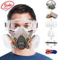 Full Face Mask 6200 Gas Mask Facepiece Spray Respirator Filter Chemical