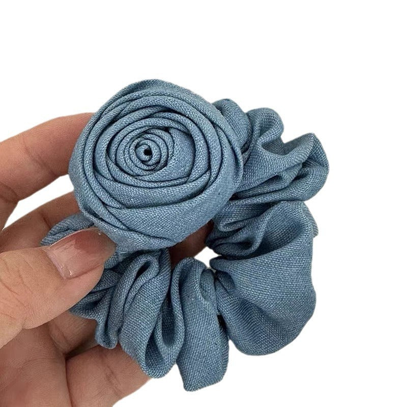 Denim Western Style Flower Hairband Headdress