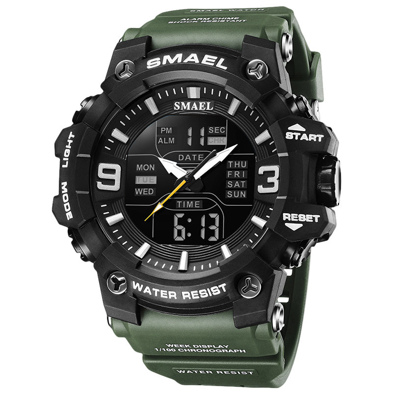 Sports Waterproof Electronic Watch Multi-function Training Alarm Clock Watch