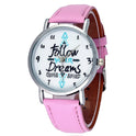 Korean version of the English pattern watch fashion ladies belt watch quartz watch