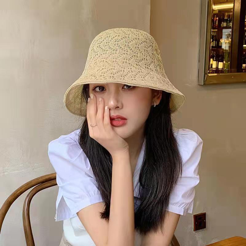 Women's Sun-proof Bucket Hat Double-sided Foldable Sun Protection Hat