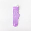 Women's Spring And Summer Thin Candy Color Socks