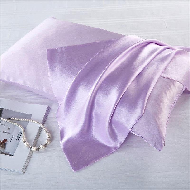 Silk Zipper Sweat-absorbent Breathable Pillowcase