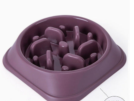 Pet Slow Feeding Bowl Dog Bowl Anti-choke Anti-skid