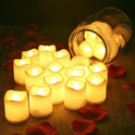 24PCS Led Tea Lights Candles LED FLAMELESS Battery Operated Wedding Party