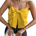 Camisole Belly-covering Bow Women's Top