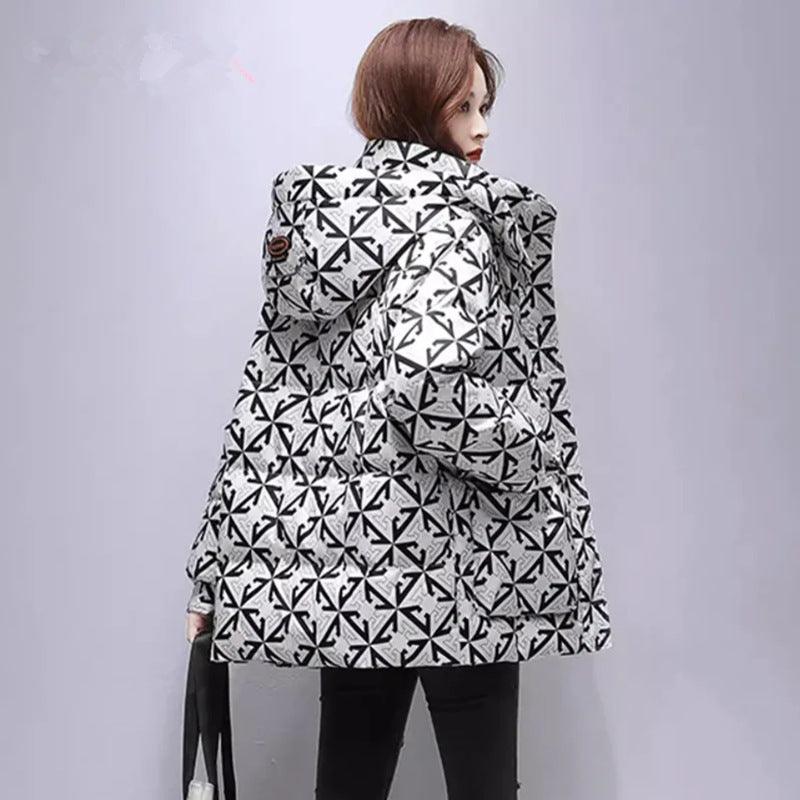 Women's Mid-length Down Cotton-padded Jacket