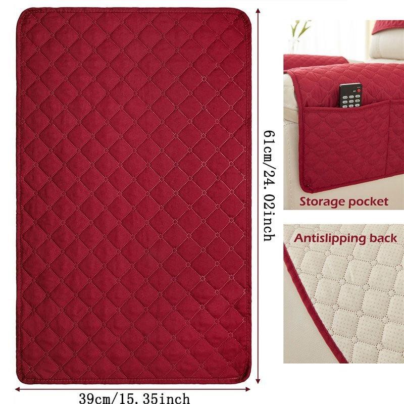 Sofa Headrest Armrest Pad Three-piece Set