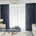 Full Shading Australian Wool Plush Curtain Insulation Velvet Non-inverted Velvet Finished Product