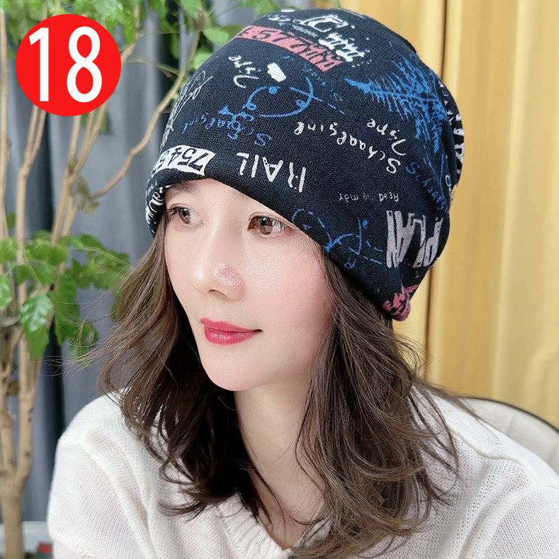 Cold-proof Twisted Hat Riding Fashion Scarf And Hat