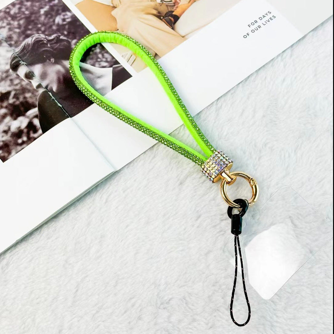 Mobile Phone Lanyard Wrist Chain Luxury Rhinestone Lanyard Anti-separation Rope