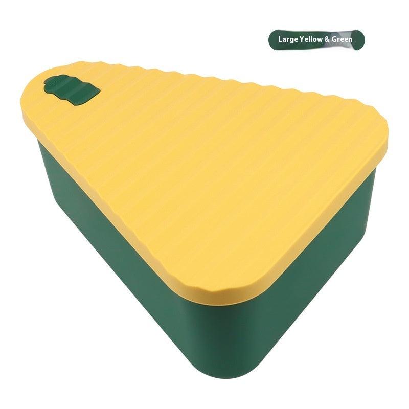 Edible Silicon Pizza Box Pastry Food Lunch Storage Box Refrigerator Microwave Heating Crisper