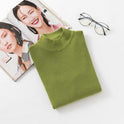 The New Fashion All-match Slim Knitted Top Trendy