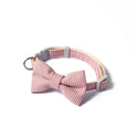 Pet Collar Houndstooth Bow Collar