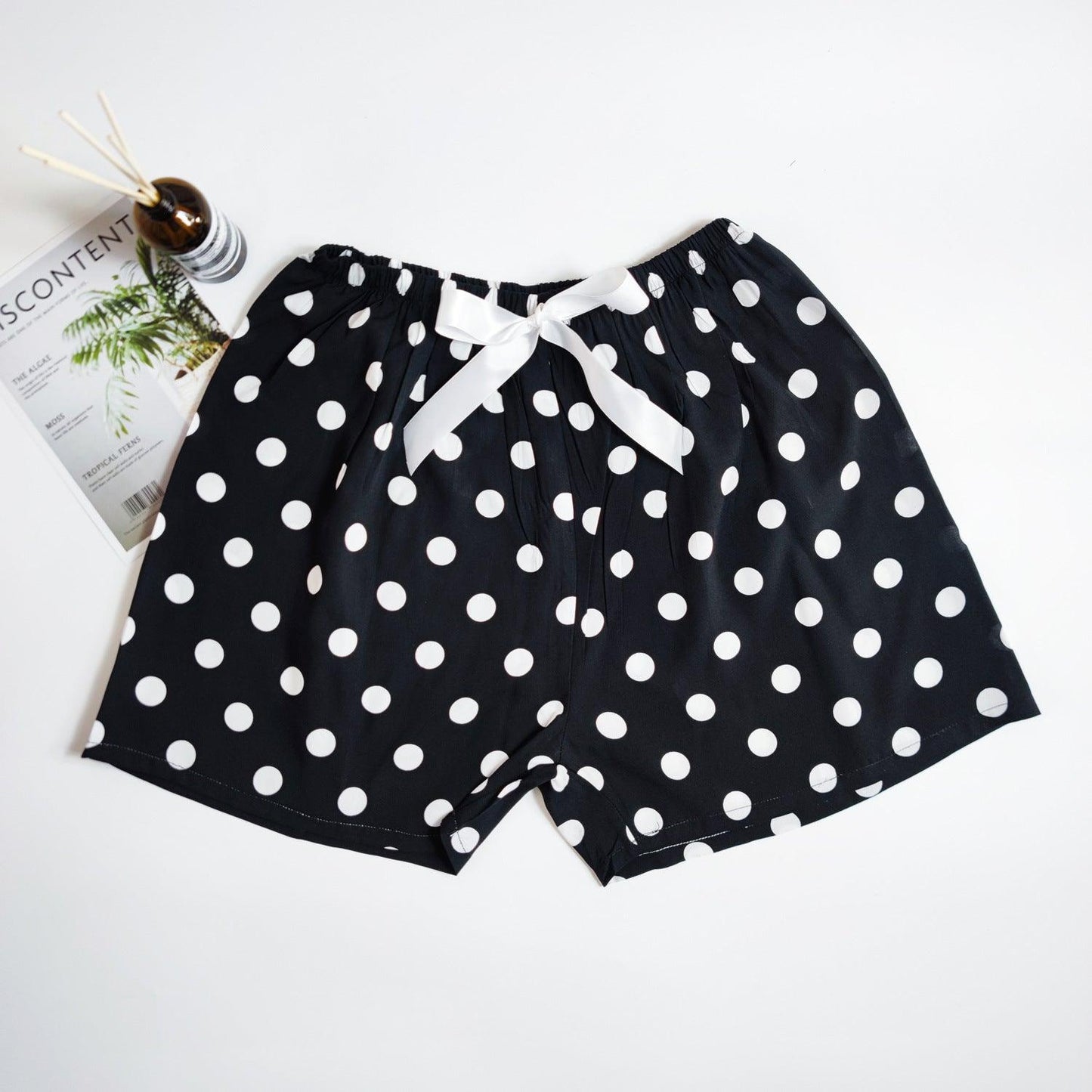 Women's Cotton Silk Shorts Plus Size Homewear Beach Pants