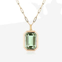 Zircon Pendant Clip Chain Jewelry