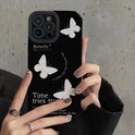 Premium Black And White Butterfly Phone Case