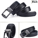 Men's Leather Belt Automatic Buckle Two-layer Cowhide