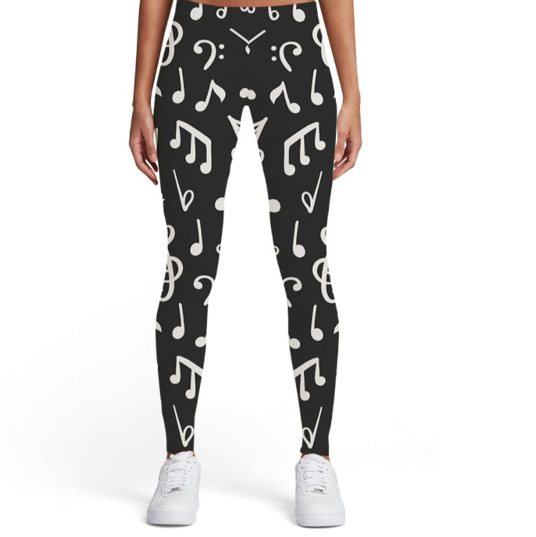 Digital Printed Stretch Slim Leggings