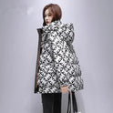 Women's Mid-length Down Cotton-padded Jacket