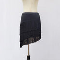 Women's SkirtLatin Dance Tassel Skirt For Women's Adult Short Skirt
