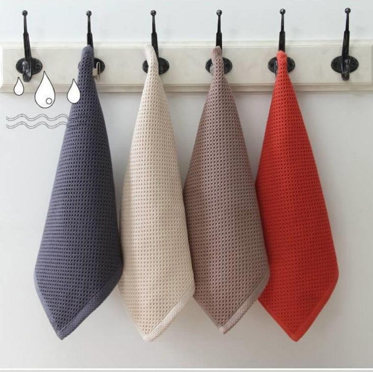 Honeycomb Pure Cotton Face Washing Absorbent Towel