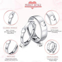 Women's Korean-style Simple Hollowed Heart Shape Ring