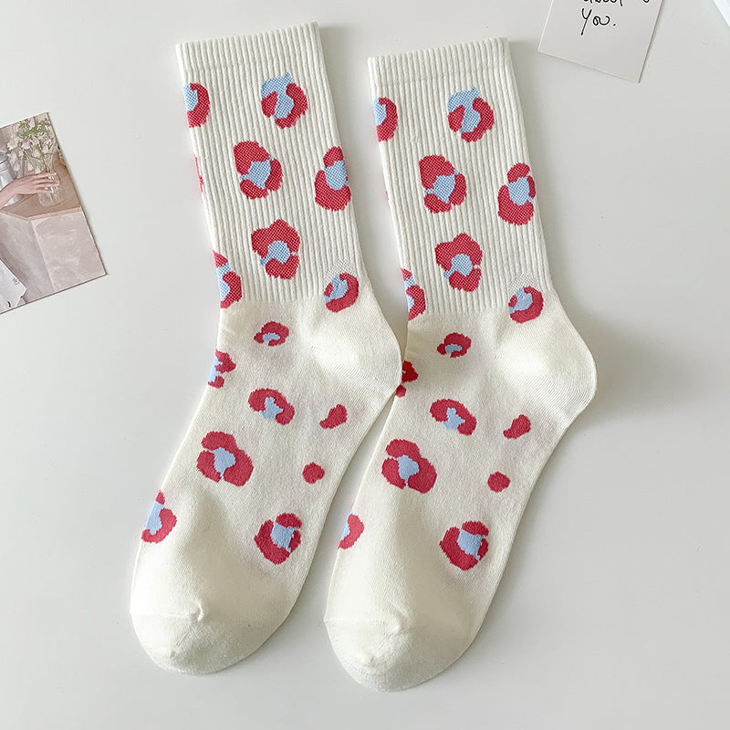 New Heart Strawberry Sweet Love Girl Socks