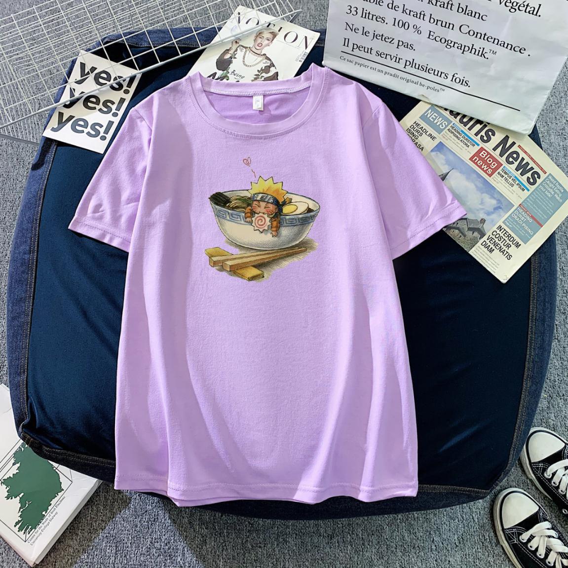 Women's Short-sleeved Summer Student Korean-style Casual All-matching Summer Top Loose Plus Size Women's Clothing